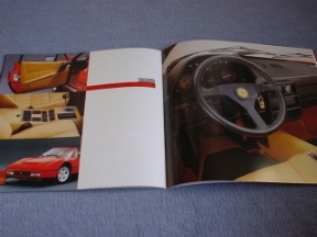 フェラーリ328画像カタログ中身